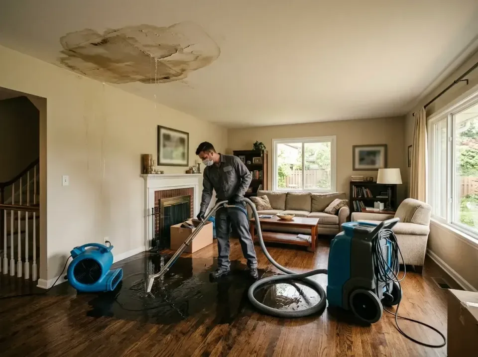 attic-pipe-burst-ceiling-drip-008 — frequently asked questions, Water Damage Restoration & Carpet Care in Fairport Harbor, OH